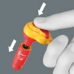 Трещотка 1/4" VDE Zyklop Comfort WERA 05004866001
