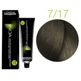 L'Oreal Professionnel Inoa 7.17 - Блонд пепельно-матовый 60 мл