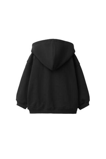 ZARA ХУДИ С МОЛНИЕЙ, ЧЕРНЫЙ