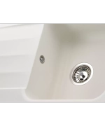Кухонная мойка Kuppersberg LIRA 1B1D WHITE ALABASTER фото 3