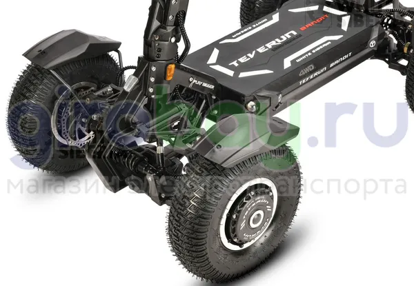 Электросамокат WHITE SIBERIA TEVERUN BANDIT 4x4 7200W 60V/60Ah фото №28