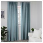 Комплект штор IKEA TIBAST (ТИБАСТ), Голубой, 145x250 см, 2 шт