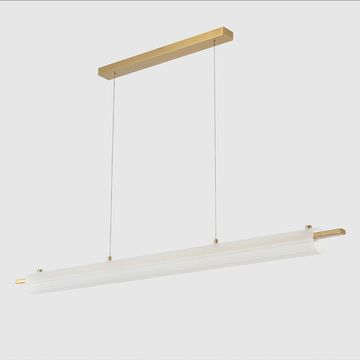 Светильник подвесной LED 40W 3000K Tunnel SP40 Led Brass латунь Crystal Lux