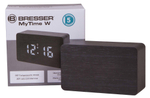 Часы настольные Bresser MyTime W Color LED, черные