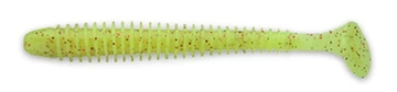Приманка силиконовая Keitech Swing Impact 4.5" PAL #01 Chartreuse Red Flake