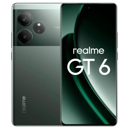 Смартфон Realme GT6 16/512GB, Green (Зеленый туман)