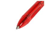 Ручка шариковая СТАММ "555" красная, 0,7мм, тонированный корпус, 1шт