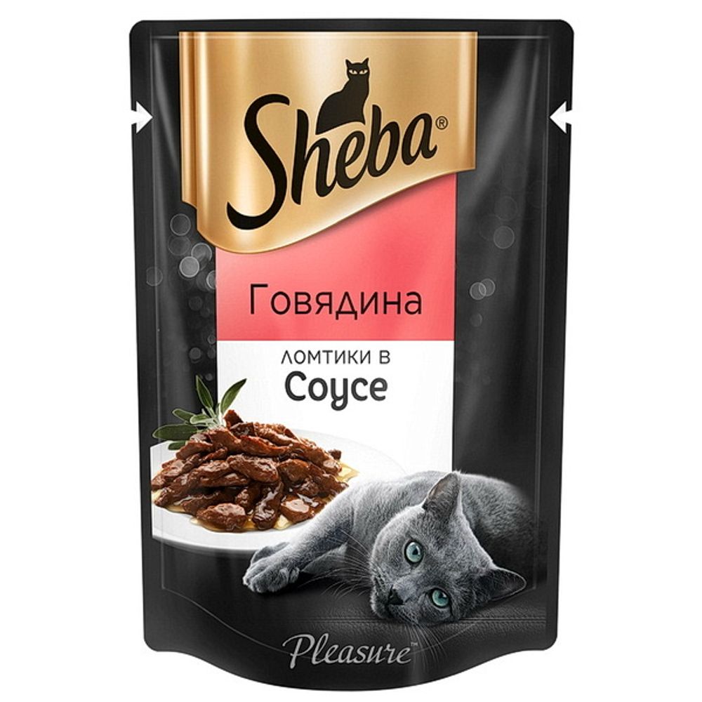 Корм Шеба ломт в соусе гов. 28*75г
