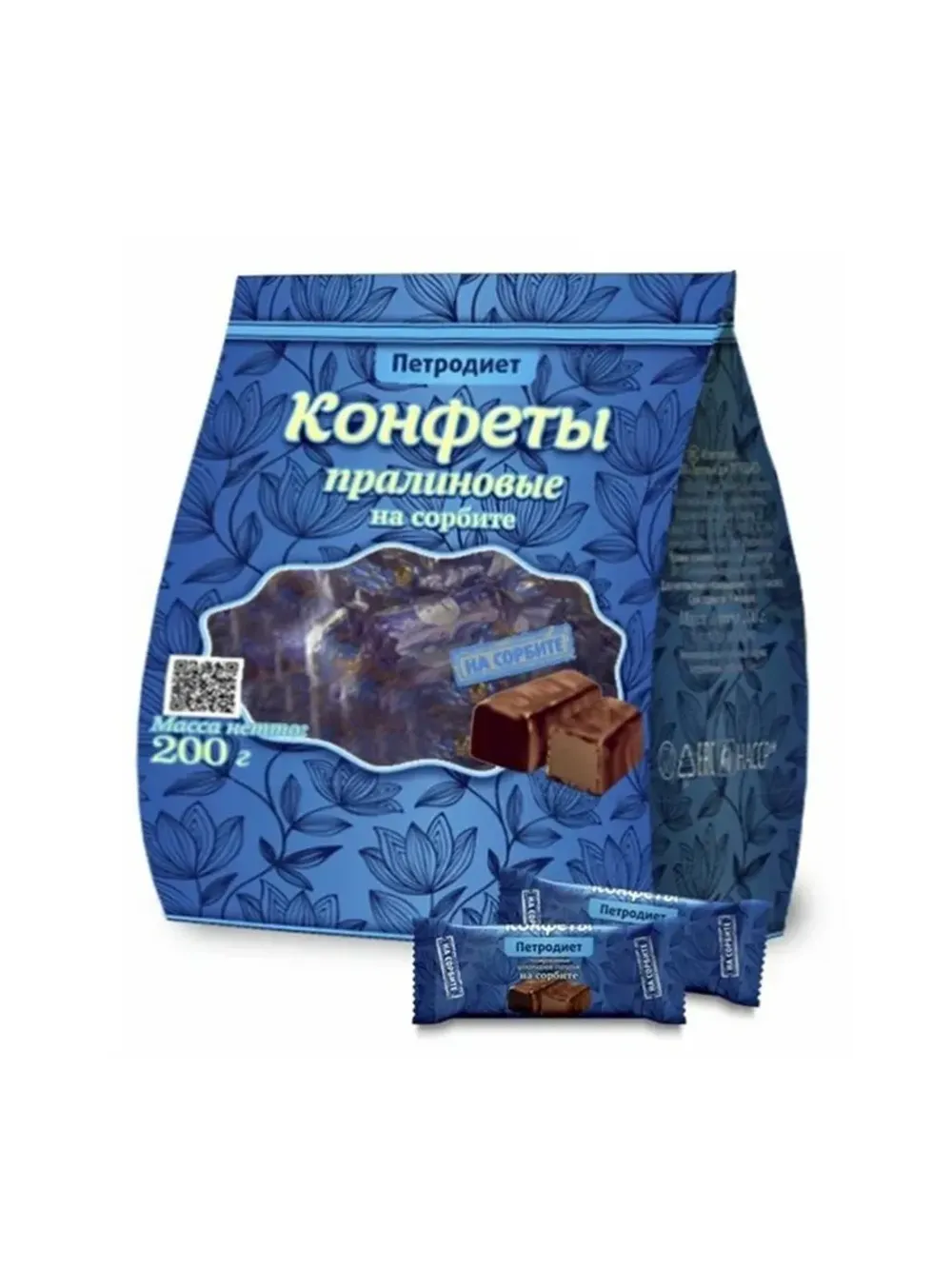 Конфеты Петродиет пралине на сорбите 200гр