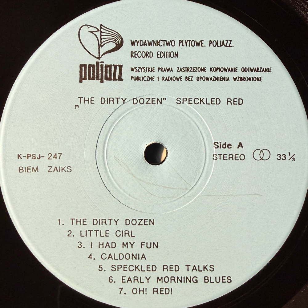 Speckled Red ‎– The Dirty Dozen (Польша 1981г.)