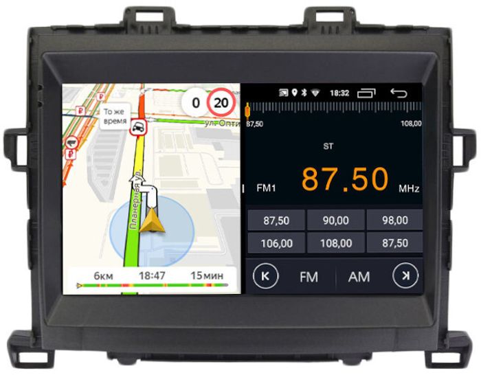 Магнитола для Toyota Alphard H20, Vellfire 2008-2014 (менее 10 динамиков) - Parafar PF698FHD на Android 13, CarPlay, 4G SIM-слот