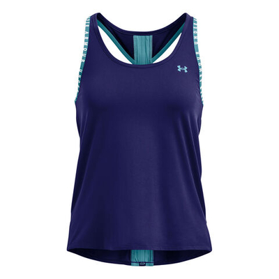 Женская теннисная майка Under Armour Knockout Tank Top Women - Dark Blue, Turquoise