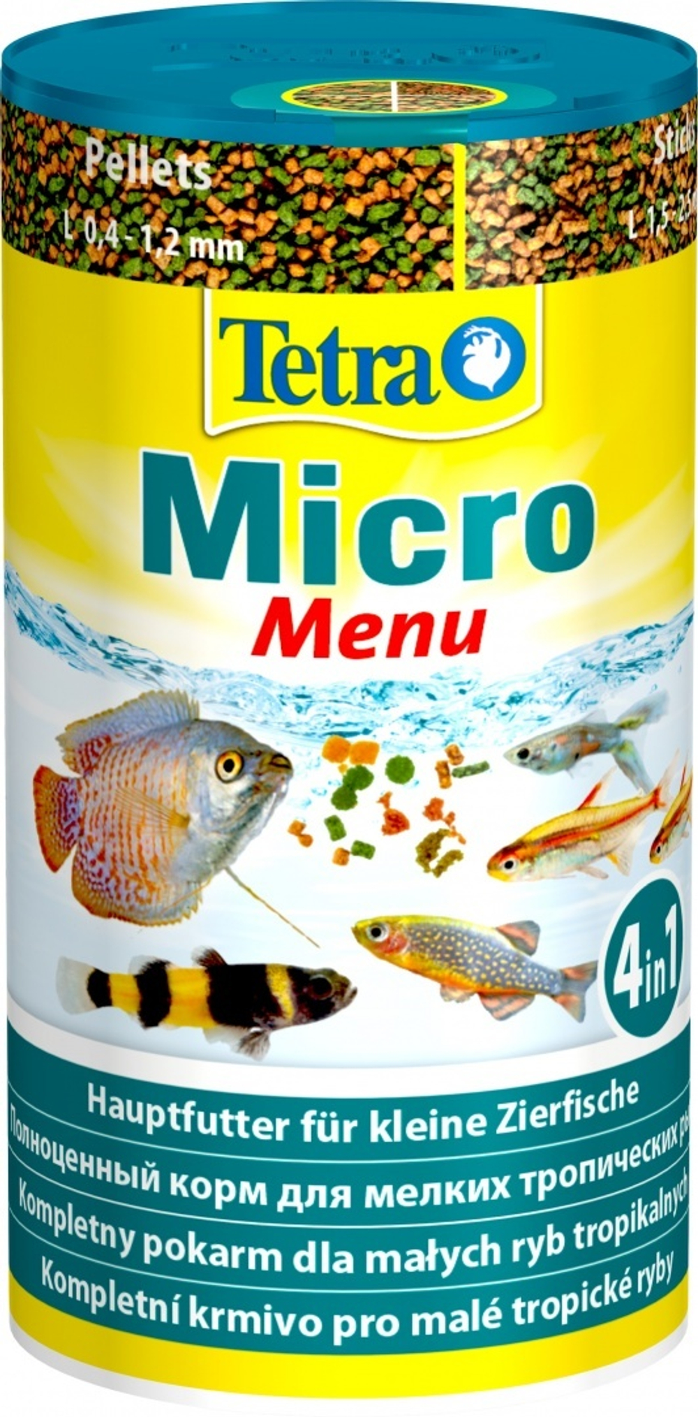 Tetra Micro Menu корм для мелких видов рыб 100 мл