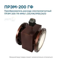 Преобразователь расхода электромагнитный ПРЭМ-200 ГФ ИМИ/-/25/НЖ/IP65/24/D