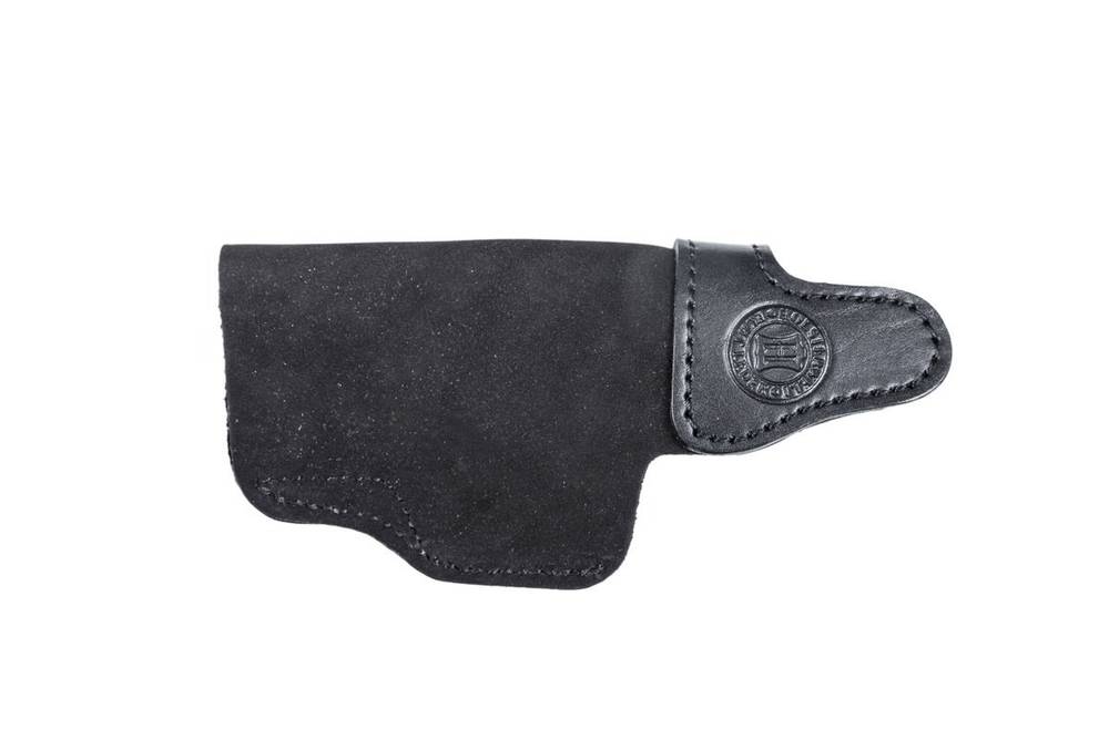 Кобура поясная мод. H Glock 19 открытая суперлетняя / кожа / черный