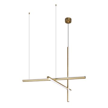 Подвесной светильник LED 23W 3000К 10393/D матовое золото Coordinates LOFT IT