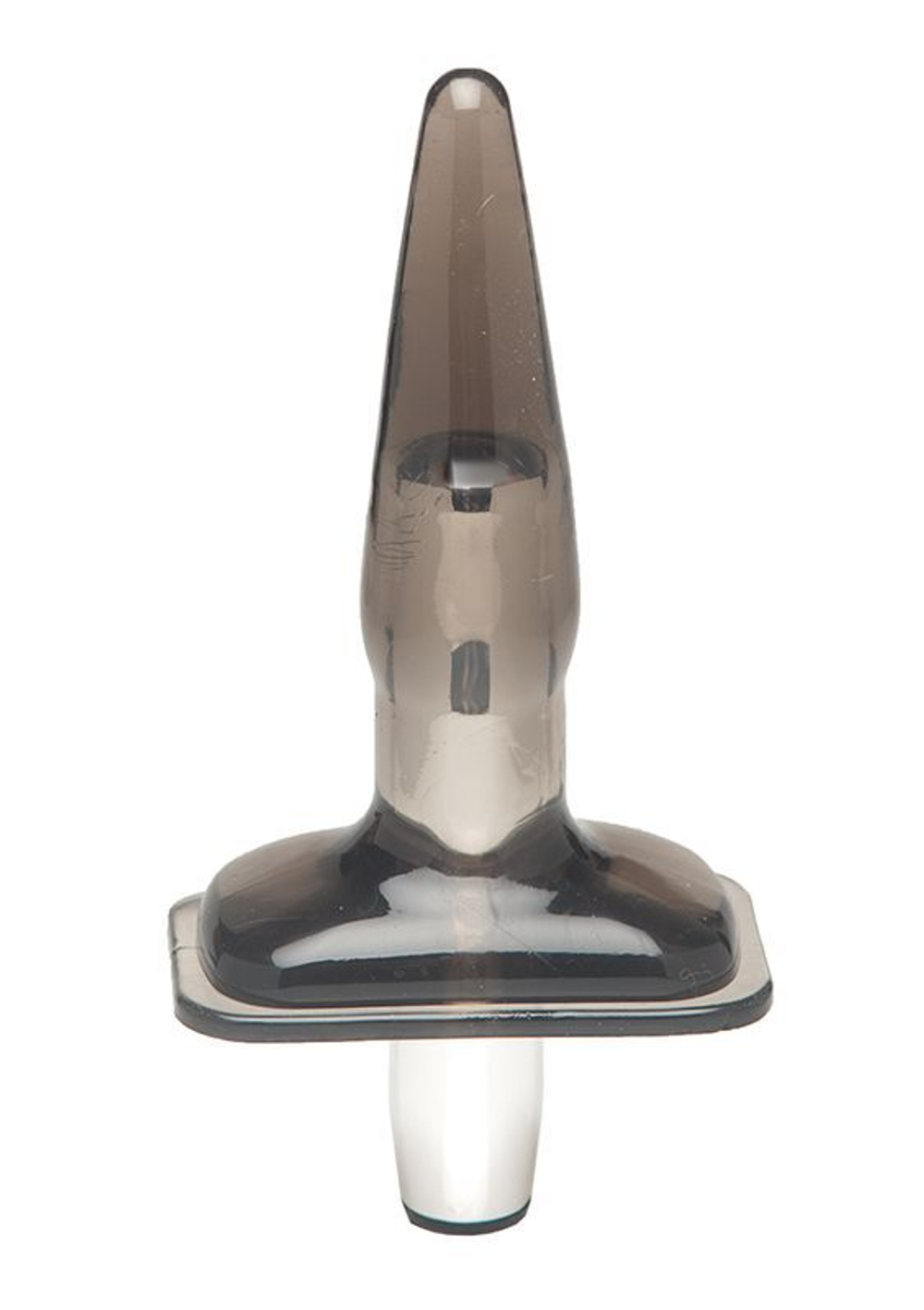 Дымчатая вибровтулка Purrfect Plug Smoke - 9,5 см. (Цвет: дымчатый)