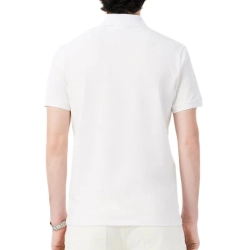 Теннисное поло Lacoste Slim Fit Pique - white