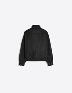 Мужская куртка с эффектом фетра и поясом - BERSHKA