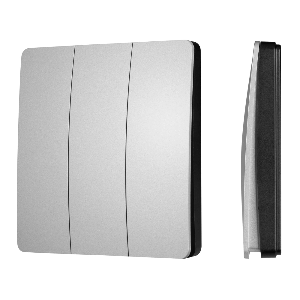 INTELLIGENT ARLIGHT Кнопочная панель KINETIC-801-22-3G-WP-SUF Silver (No battery, IP67, 433Mhz) (IARL, IP67 Пластик, 3 года) 051683
