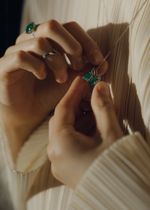 Подвеска Кристал Классик с зелёным агатом / Crystal Classic