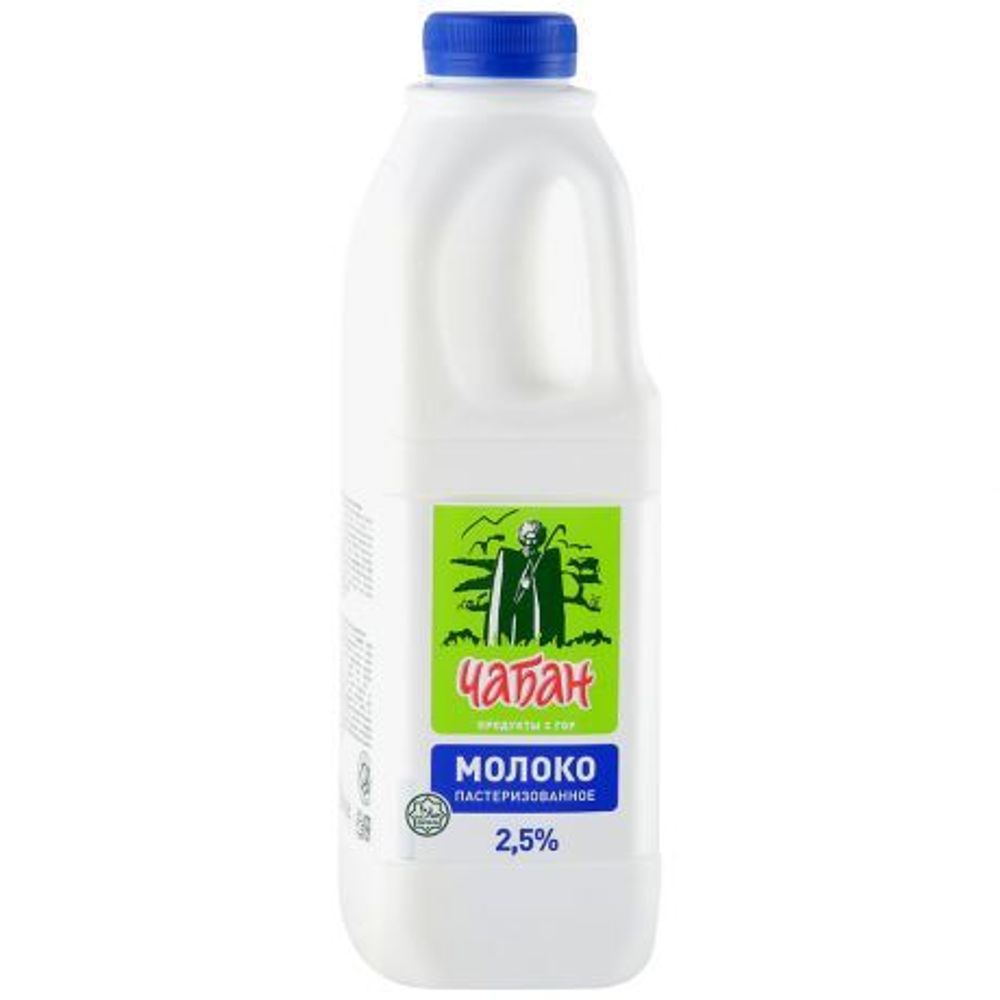 Молоко Чабан пастер 2.5% пл/бут 930г
