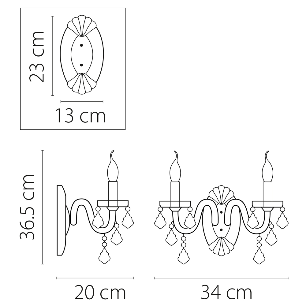 Бра Lightstar Classic 700622