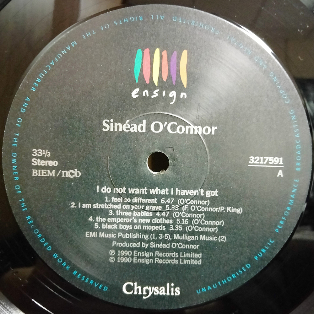 Sinead O'Connor / I Do Not Want What I Haven't Got (LP)