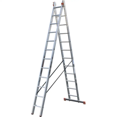Двухсекционная универсальная лестница DUBILO 2х12 Krause 129505