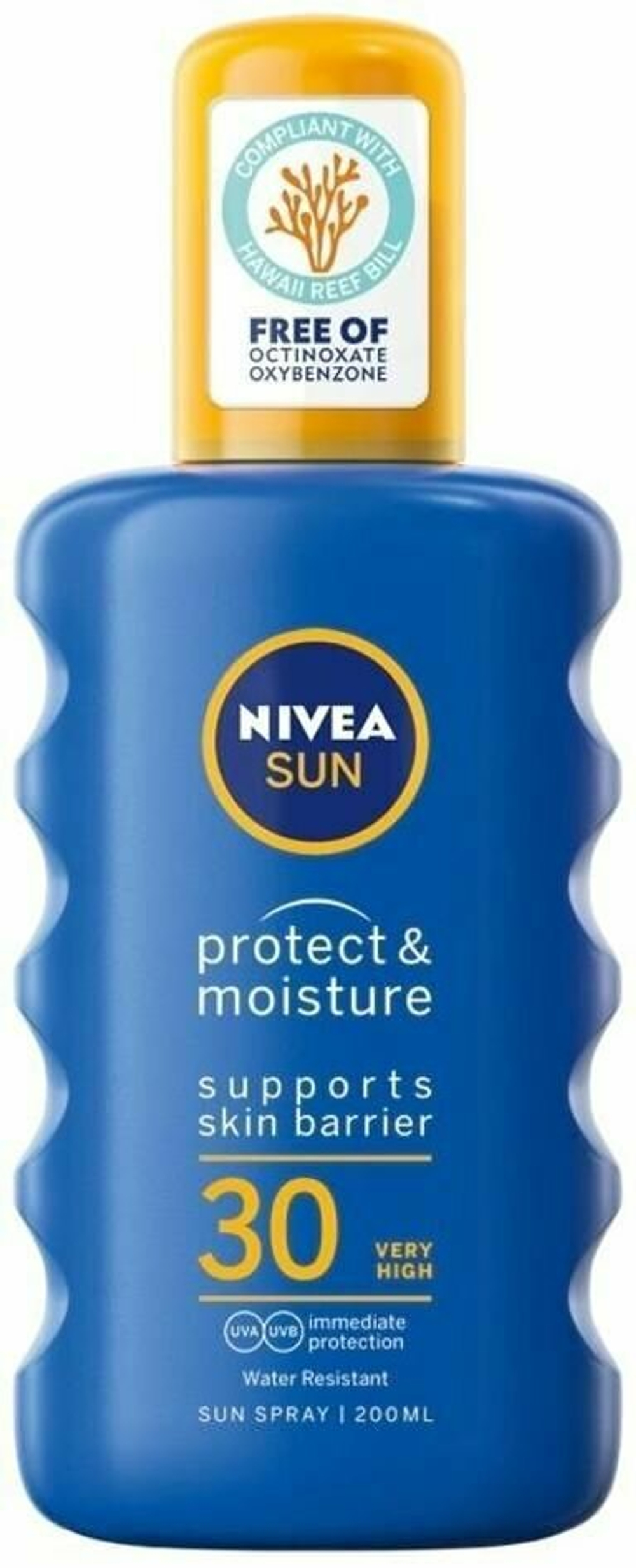 Солнцезащитный спрей NIVEA Sun Protect & Moisture SPF 30, 200 мл (Германия)