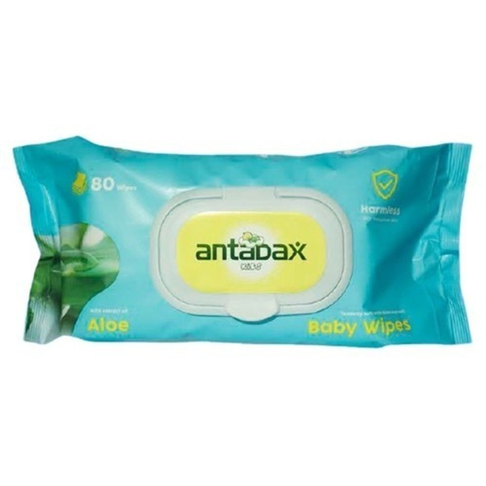 Детские влажные салфетки Antabax Алоэ вера 80шт