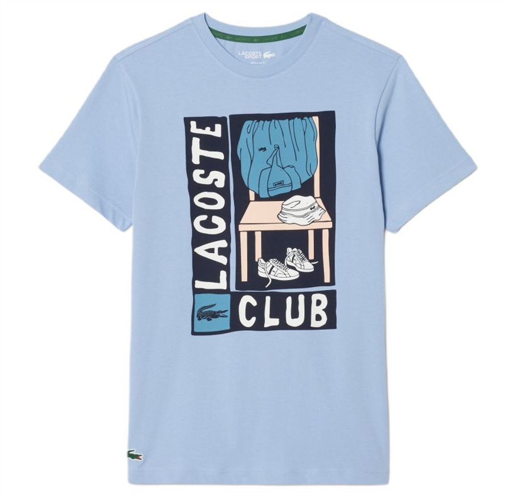 Теннисная футболка Lacoste Printed Sport - aphylla