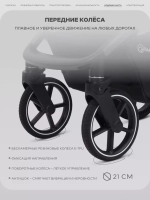 Коляска детская RANT "CASPIA soft" RA100 Forest Green (2026)