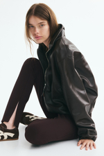 Брюки без застёжки из джерси Ponte di Roma - H&M
