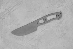 Заготовка для ножа, сталь Elmax 3,9мм. Модель "Скиннер-III" с клинком 105мм, ТО 61-62HRC