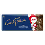 Шоколад молочный Karl Fazer AVEC с шоколадным драже со вкусом перечной мяты, 180 г (из Финляндии)