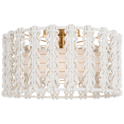 Потолочный светильник Visual Comfort Catania 17" Braided Flush Mount