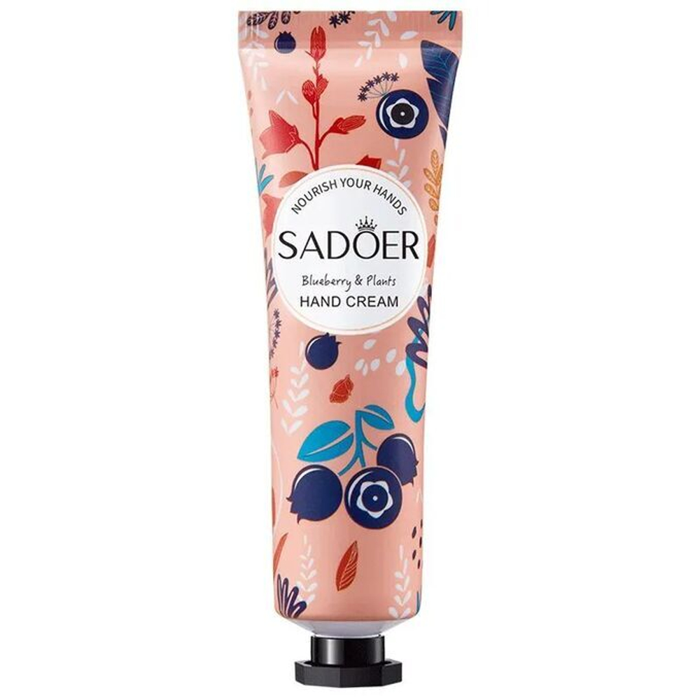 Крем для рук "Голубика и травы" SADOER Blueberry Plant Extract Hand Cream 30 гр