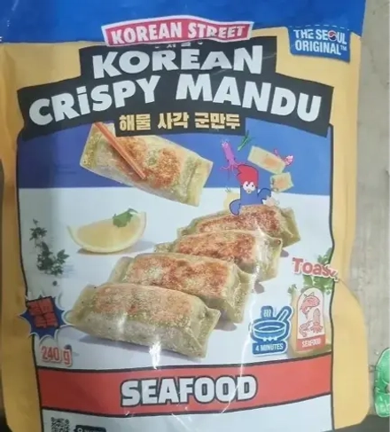 Дамплинги Korean Street с морепродуктами для жарки 240 г