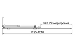 Душевая перегородка Vincea Волк-Ин (Walk-In) VSW-4WSL120CL-L, левая, 1200*2000, хром, стекло прозрачное