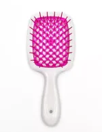 Расческа для волос JANEKE SuperBrush The Original Small мини  Белый с фуксией