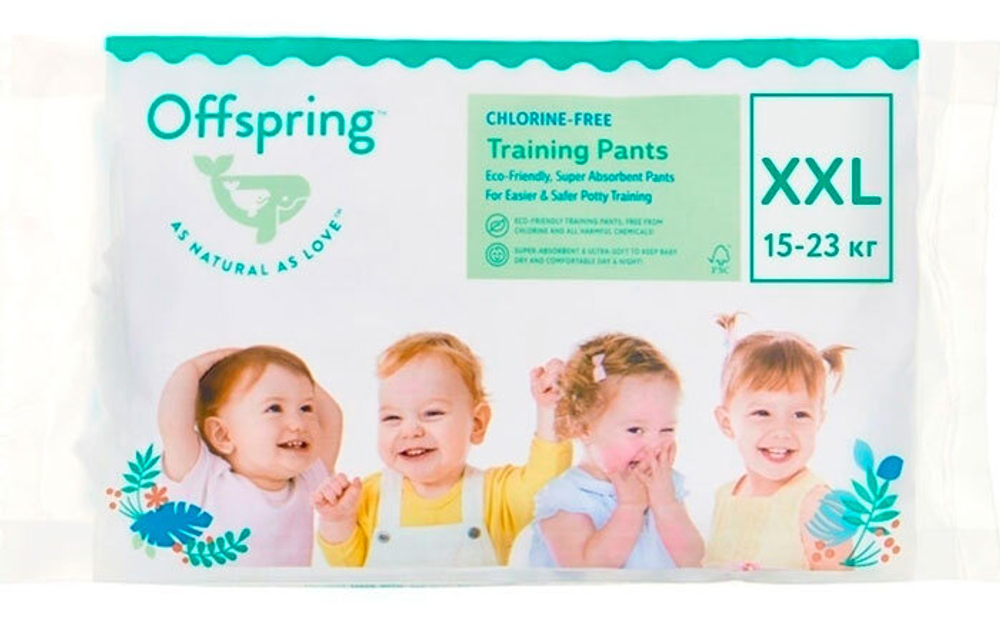 Трусики Offspring Travel pack XXL (15-23 кг) 3 шт
