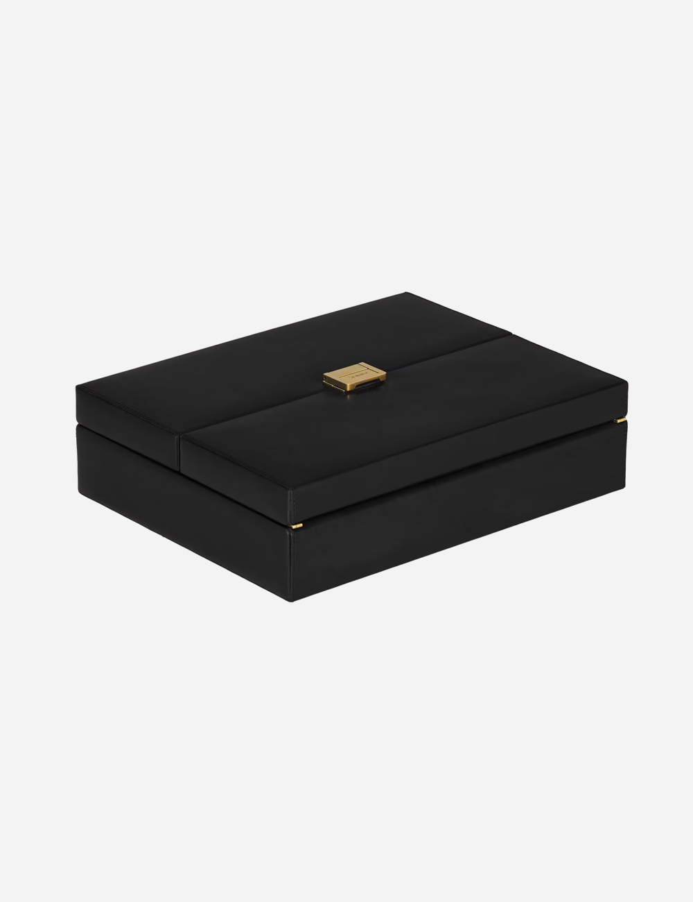 Шкатулка для украшений Saint Laurent Jewelry Box in Leather Black
