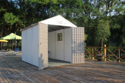 Садовый пластиковый сарай HouzBlock Comfort-3 (2.2x3.3 м)