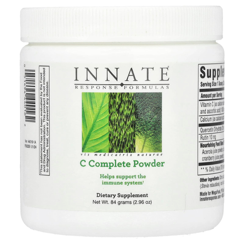 Innate Response Formulas, C Complete, смесь для поддержки иммунитета с витамином С в порошке, 84 г (2,96 унции)