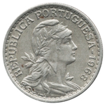 1 эскудо Португальская Республика (1911-1969) 1968 год, Португалия. aUNC