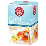 TEEKANNE Чай фруктовый Cool Sensations с ананасом и манго, 18 пакетиков, 45 г (Германия)