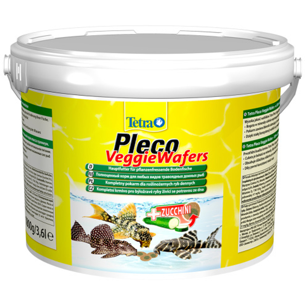 Корм для аквариумных сомов Tetra Pleco Veggie Wafers 100гр