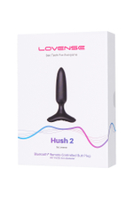 Анальная втулка Lovense Hush 2 XS черная 12,1 см