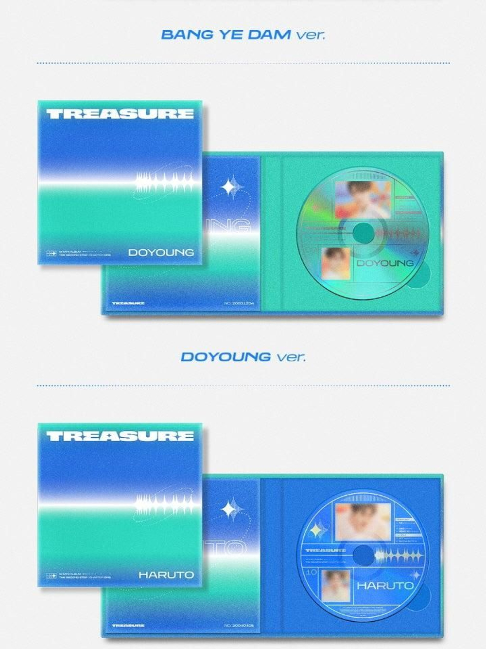 Альбом TREASURE - THE SECOND STEP : CHAPTER ONE 1st Mini Album DIGIPACK RANDOM Version